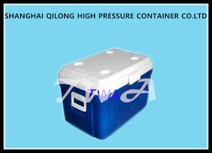 parte superior branca da caixa do refrigerador do gelo de 16L HS713C e caixa azul 380×250×346 milímetro