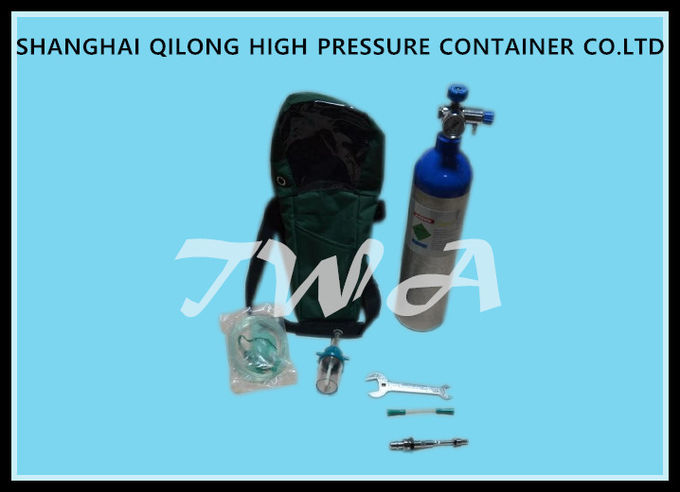 Cilindro de gás de alumínio de alumínio de alta pressão da segurança do cilindro do PONTO 0.38L do TWA para a bebida do CO2 do uso