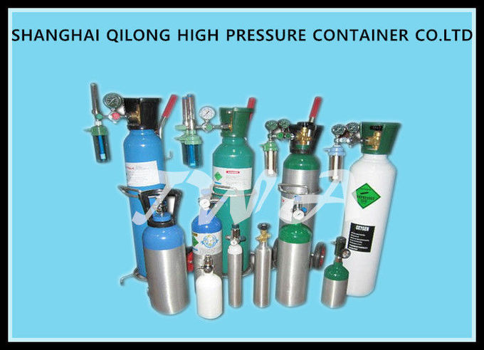 Cilindro de gás de alta pressão de alta pressão da segurança do cilindro de gás da liga de alumínio do PONTO 1.45L para a bebida do CO2 do uso